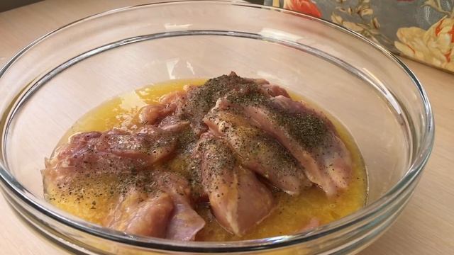 Ну, очень вкусная курочка !Курица в медово-апельсиновом маринаде!