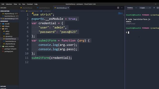 Why we need Interface?  - #03 | Typescript Tutorial | Protractor tutorial | LetCode