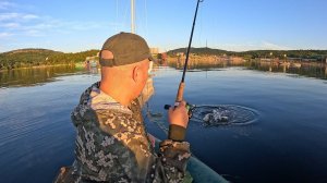 Вечерняя рыбалка в Кольском заливе / Evening fishing in the Kola Bay