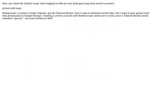 DevOps & SysAdmins: gcloud auth login: Limit Oauth2 scope (2 Solutions!!)