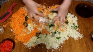 Квашеная капуста с болгарским перцем - новый рецепт!