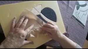 Мастер-класс "Картина из ткани"