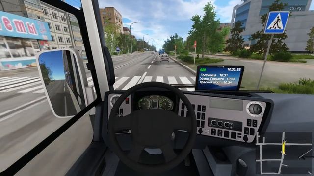 РАБОТАЮ ВОДИТЕЛЕМ АВТОБУСА! ПЕРВЫЙ ВЫЕЗД В ГОРОД - Bus Driver Simulator 19