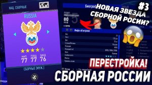 ПЕРЕСТРОЙКА | СБОРНАЯ РОССИИ | FIFA 21 | КАРЬЕРА ТРЕНЕРА | ЧАСТЬ 3