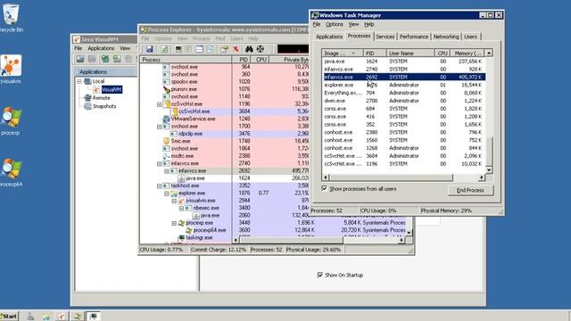 How to attach jvisualvm to informatica node process running as a system service on windows смотреть онлайн