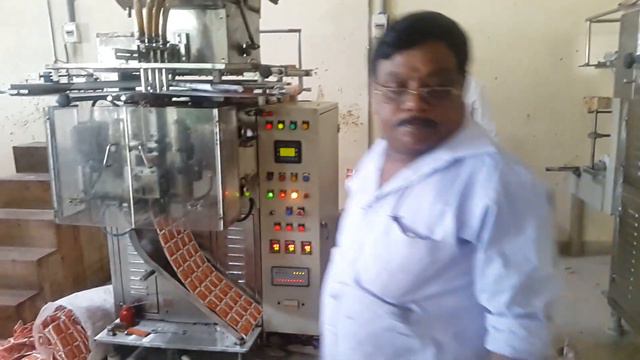 jujube jam 15 gram - 4 track pouch packaging machine - Multi track packaging machine