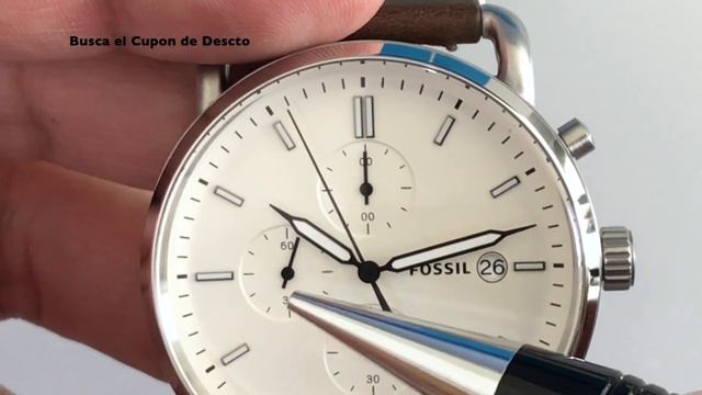 FS5402 Fossil The Commuter White Dial смотреть онлайн