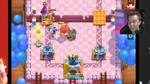 CAN ALWAYS COMEBACK! BEST LADDER DECK WITHOUT CHAMPIONS — Clash Royale смотреть онлайн