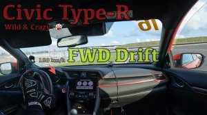FWD Drift Civic Type-R Дрифтим на переднем приводе)