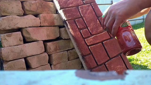 камень из арт бетона. хороший вариант для цоколя.(искусственный камень)