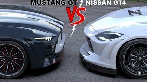 2023 Nissan Z GT4  VS.  2023 Ford Mustang GT500 - NEW Models Face to Face