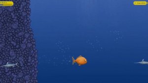 Gold fish eating everything game | eating everything | giant gold fish