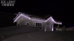 Подсветка фасада дома