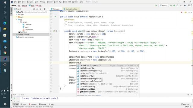 Java FX урок 9 - BorderPane разбивка(layout) смотреть онлайн