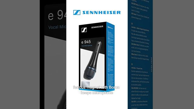 Dynamic Vocal Microphone From Sennheiser I Model  e945 Specifications