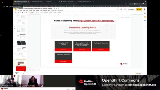 OCB: What's new in OpenShift Pipelines and OpenShift GitOps - Jaafar Chraibi/Christian Hernandez смотреть онлайн