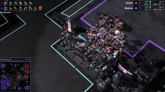 ChikN (T) v Maltos (Z) on Blackping - Into the Void 2018 - StarCraft 2 смотреть онлайн