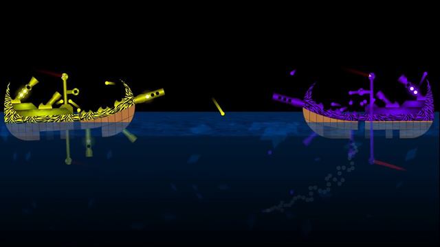 Pirate Ship Battle 3 - Marble Race in Algodoo смотреть онлайн