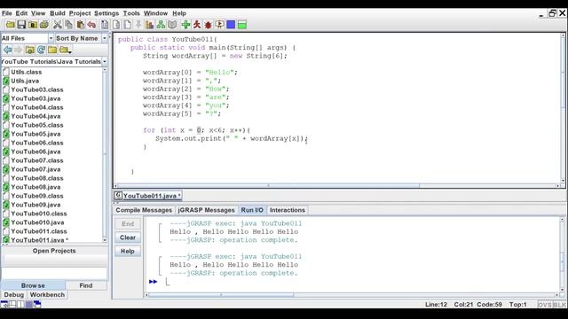 Java 011 - Intro to Arrays смотреть онлайн
