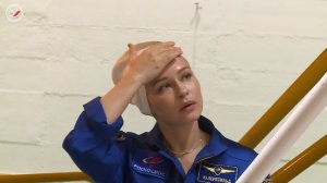 Экипажи МКС-66 провели контрольный осмотр корабля «Союз МС-19»