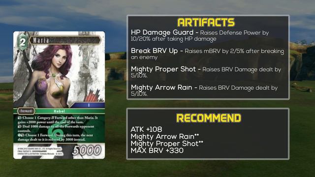 [DFFOO] HOW TO USE: MARIA| CHARACTER INTRODUCTION | Dissidia Final Fantasy Opera Omnia Guide