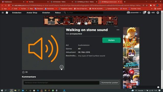 How To Make Costum Walking Sound on Materials! - Roblox Studio смотреть онлайн