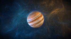 Space 14 - Юпитер - Ещё один фон с планетой Юпитер - Шаблон для Lightworks