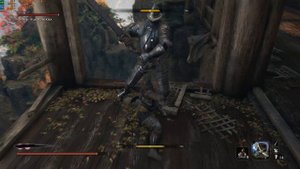 SEKIRO НГ+ Воин в доспехах быстро.