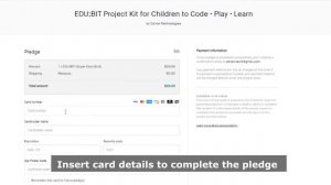 EDU:BIT Kickstarter How-to-Pledge Guide