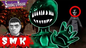 Игра Spooky's Jump Scare Mansion HD Renovation!Совсем не детский инди хоррор!Мультяшное прохождение