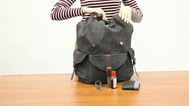 Рюкзак-мешок городской Kaukko Authentic Bags Co Ltd K1016 смотреть онлайн