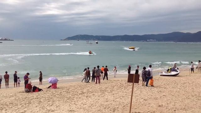 Отдых в Хайнане! Бухта Ялонг Бэй пляж #YalongBay #Chine #Hainan #Санья #Хайнань