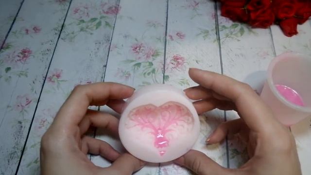 Мыло Ажурные сердца ♥ Как узнать рабочую температуру основы ♥ Мыловарение