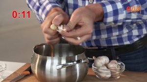 Как быстро почистить много чеснока