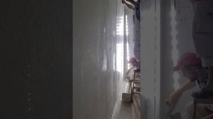 Поклейка стеклохолста на шпаклевку суперфиниш(шитрок)