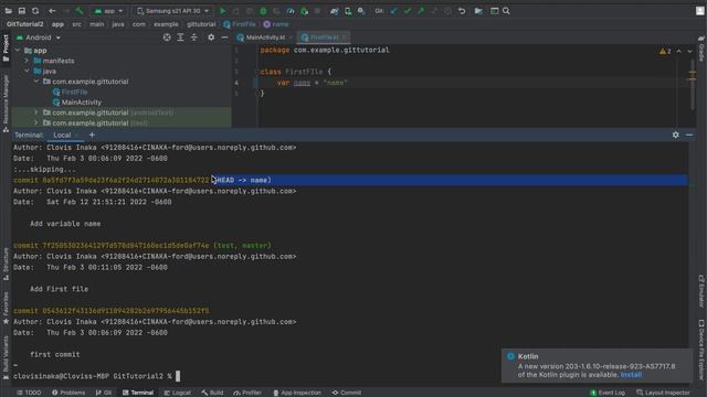 Git: lesson 4 merge branch demo смотреть онлайн