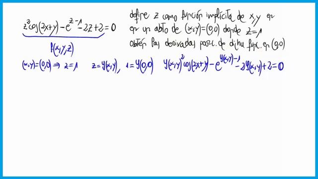 Teorema de la función implícita, varias variables, derivada implícita, derivar implícitamente смотреть онлайн