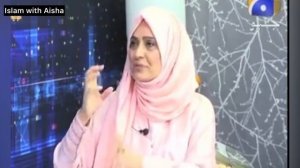 Life changing story of Ustaza Aisha Khalid with Geo Tv.