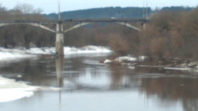 2023.03.20. Смоленск. Набережная Днепра. Уровень воды до разлива. Часть 2. смотреть онлайн
