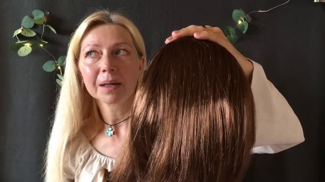 АСМР Нежное Расчёсывание волос и причёска Шёпот.