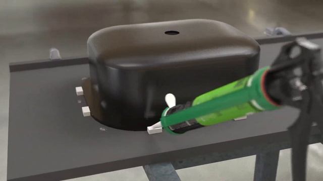 Технология приклеивания природного камня на примере каменной столешницы - клей Puraflex 9155 смотреть онлайн