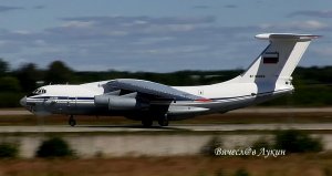 Тот самый борт, который в 2008г. съехал с ВПП при сильном боковом ветре в Пскове. Ил-76М RA-86863
