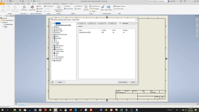 Autodesk Inventor Changing Default Drawing Font for all new drawings