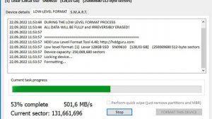 Lexar SSD 128Gb NS100 2.5 SATA 6GB/S Hard Disk Low Level Format TEST