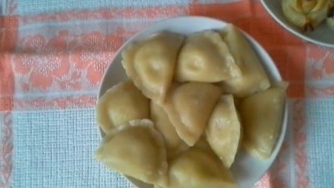 Пельмени вареники жареные Рецепт приготовления Разбираем покупки дома Россия