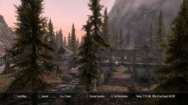 TESV Skyrim - World Map in Full 3D смотреть онлайн