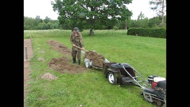 прицеп для мотособаки ( мотобуксировщика) смотреть онлайн