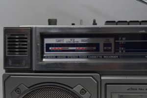 SANYO M9965K Радио - Магнитофон - AUX Портативный стерео Бумбокс - Геттобластер Винтажный Япония-198