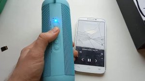 Беспроводная Блютус колонка с USB и FM радио с сайта Алиэкспресс