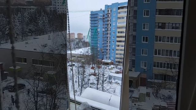 В подмосковном Краснознаменске рухнули строительные леса с 9 этажа - Москва 24